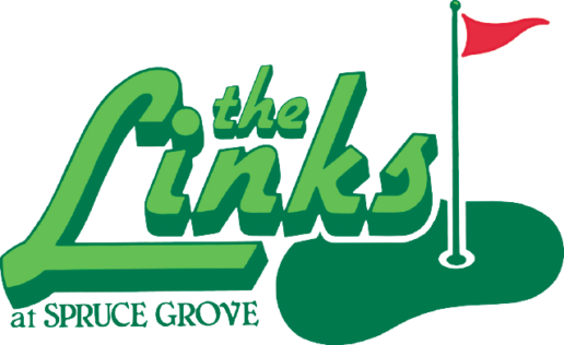 the links at spruce grove golf course logo