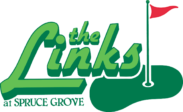 the links at spruce grove golf course logo