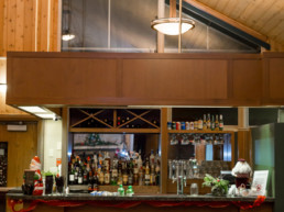 fully stocked bar for group bookings, meetings, and weddings at The Links at Spruce Grove