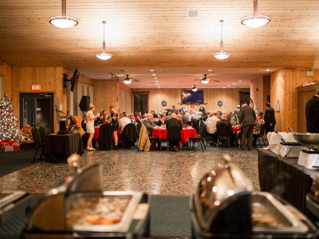 group booking christmas party banquet at The Links at Spruce Grove